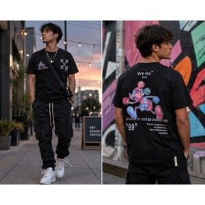 Off-White Teenager Graphic TShirt Black Large 2020 Arrows Logo